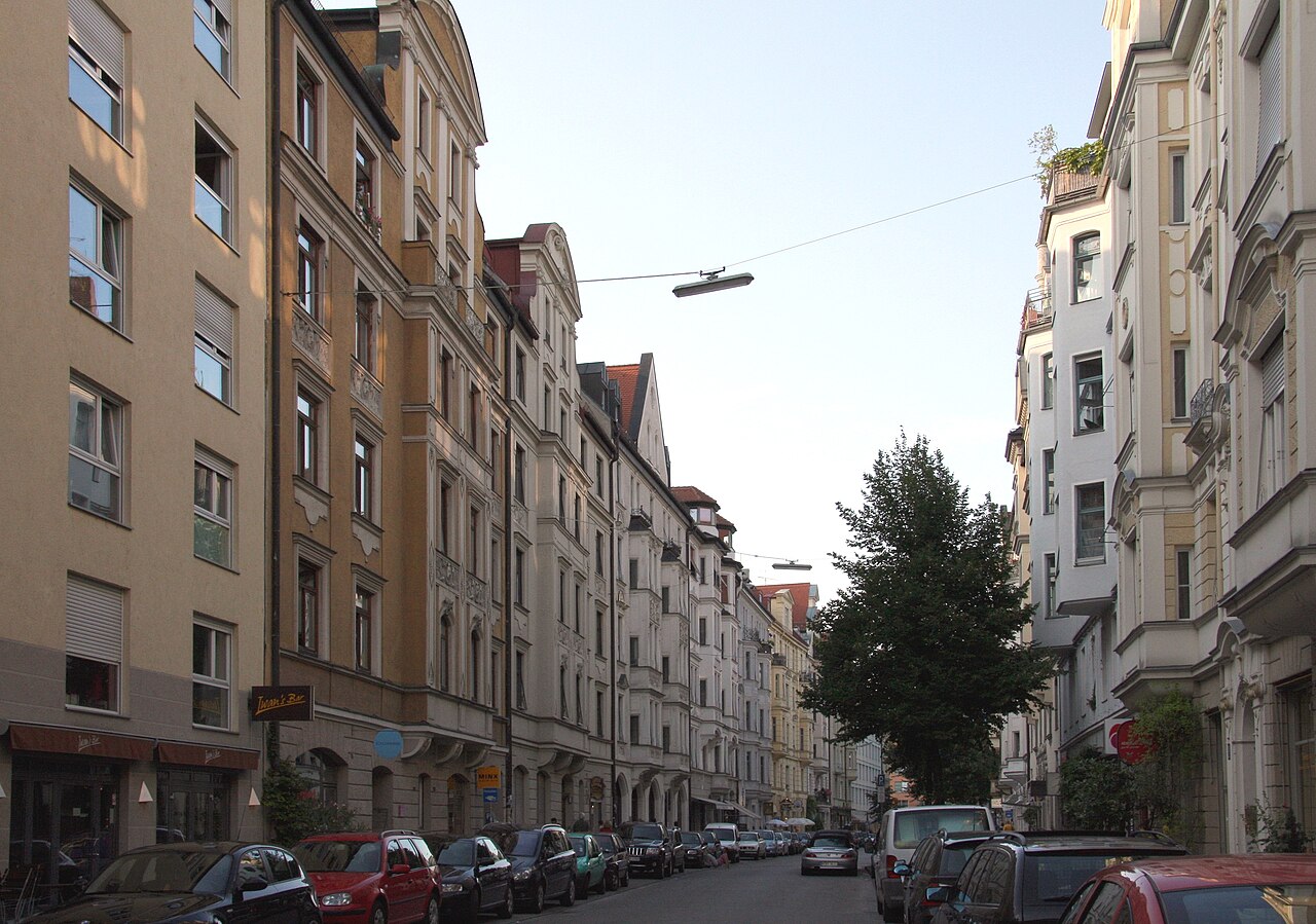 Glockenbachviertel in München